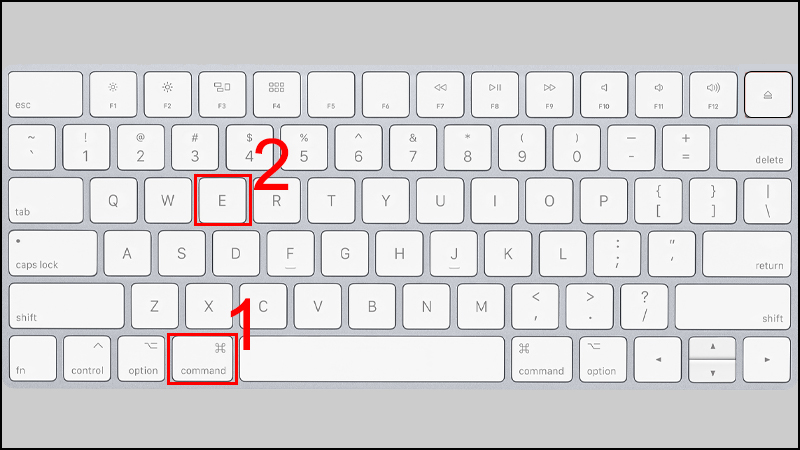 Command + E