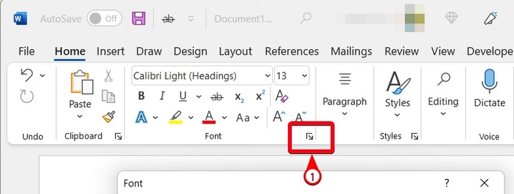 Cỡ chữ chuẩn trong Word - ảnh 1