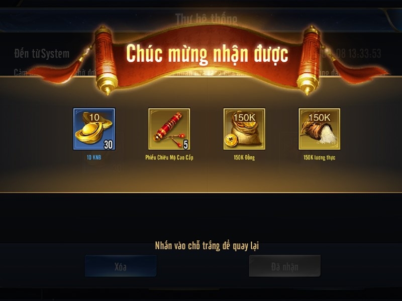 code Kiêu Hùng Tam Quốc Gzone 8
