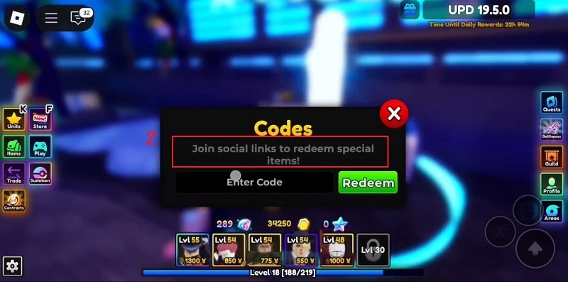 Code Anime Adventures update 19.5 ảnh 5