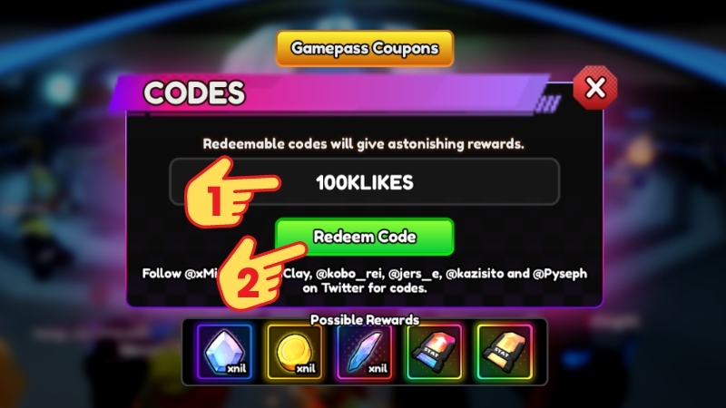 Code Anime Vanguards update 1.75 3
