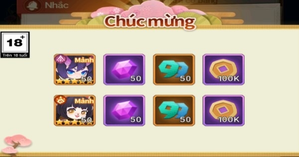 Code Bách Quỷ Ngự Yêu hình 6