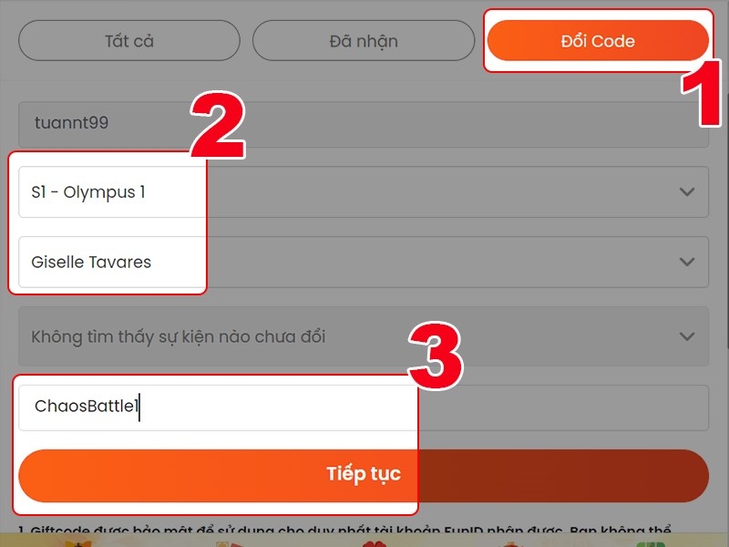 code Chaos Battle 3