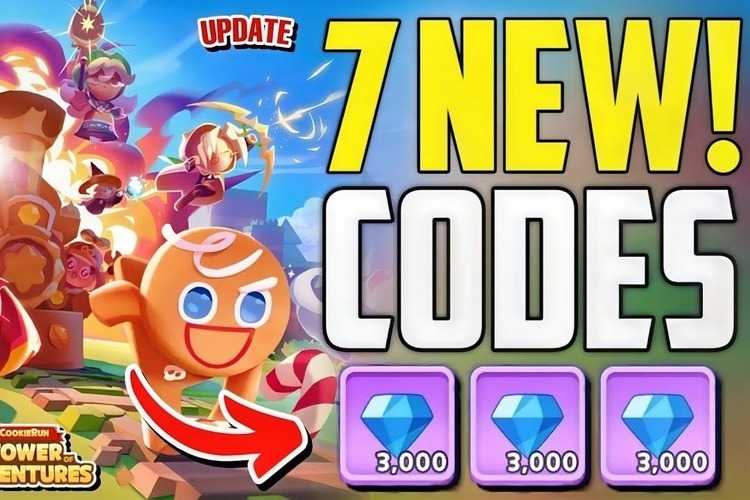 Code Cookie Run Tower of Adventures mới nhất tháng 7/2026