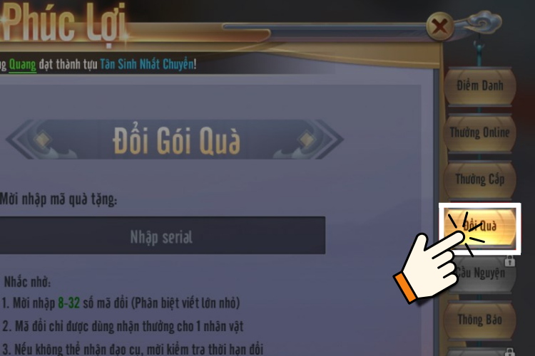 code cửu mộng tiên vực mobile 4