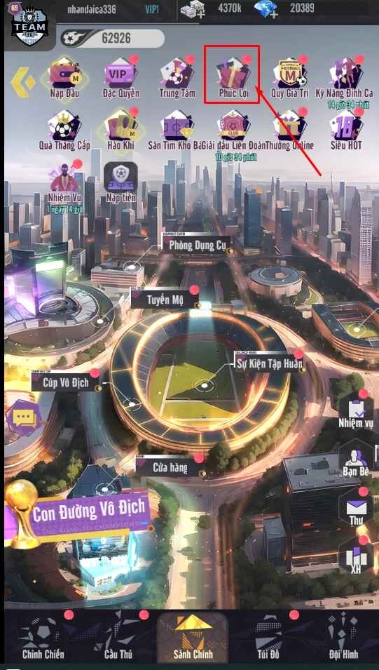 code Football Arena hình 4