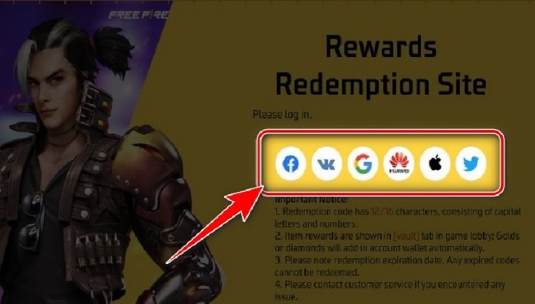 code Free Fire MAX 1
