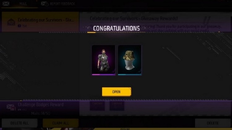 code Free Fire MAX 3