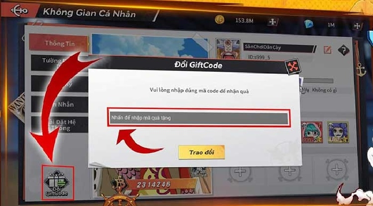 code hải tặc vô song 5