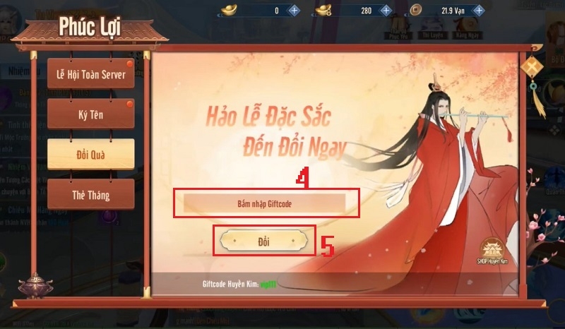 Code Linh Kiếm Chi Mộng ảnh 6