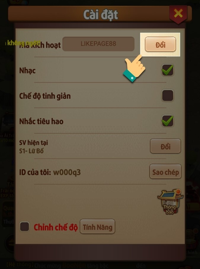 Code Loạn Chiến 3Q 6