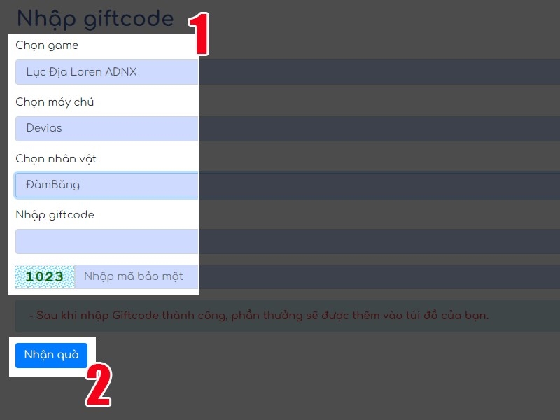 code lục địa lore 6