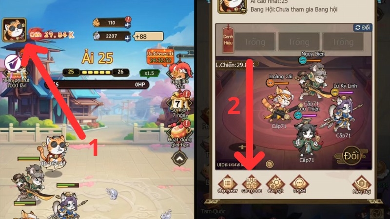 Code Miêu Đế Tam Quốc 1