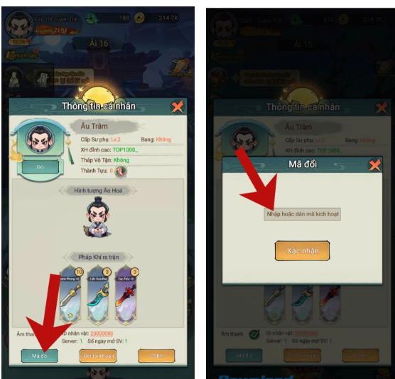 code Phi Kiếm Tu Tiên 5