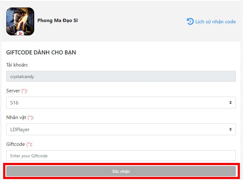 Code Phong Ma Đạo Sĩ hình 3