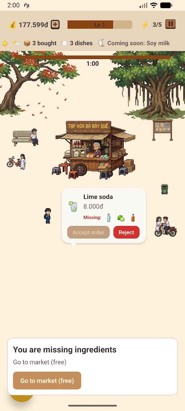 code Retro Mart Tạp hoá thời 9x hình 3