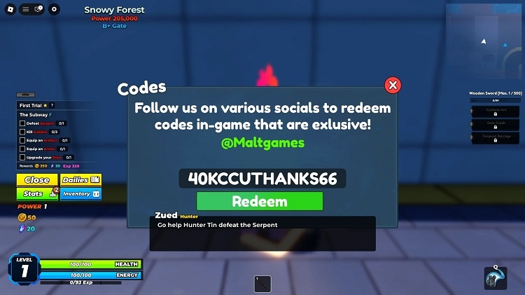 Code Solo Hunters (Hình 5)