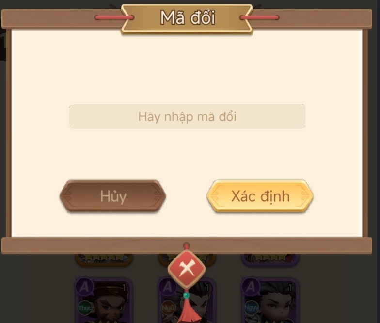 code tam quốc khởi động 3