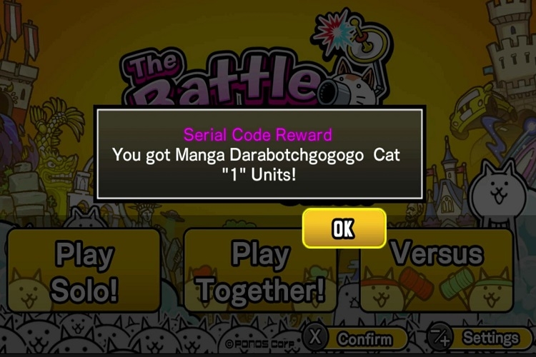 code The Battle Cats 7