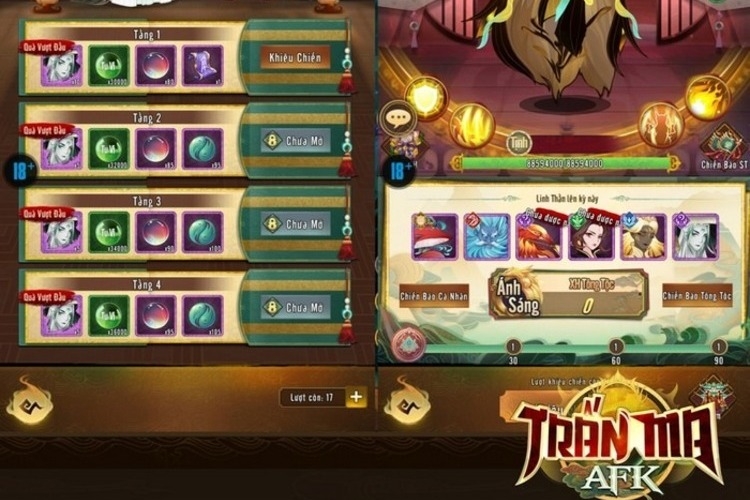 code Trấn Ma AFK 1