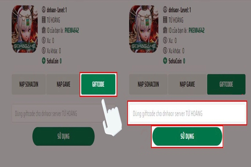 code Tứ Hoàng Mobile hình 5