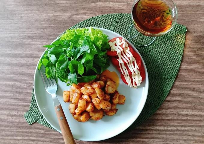 cồi sò điệp xào 4
