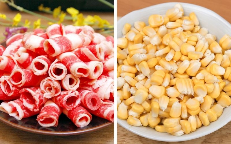 Sơ chế nguyên liệu làm cơm bò xì xèo