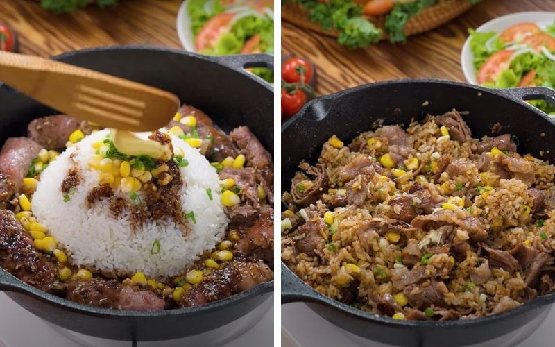 Cơm bò xì xèo