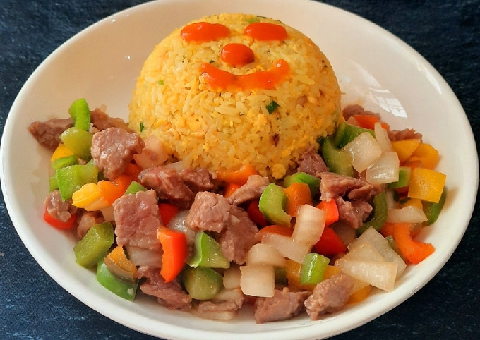 cơm chiên bò lúc lắc 6