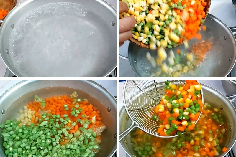Cơm chiên Dương Châu chay ảnh 4