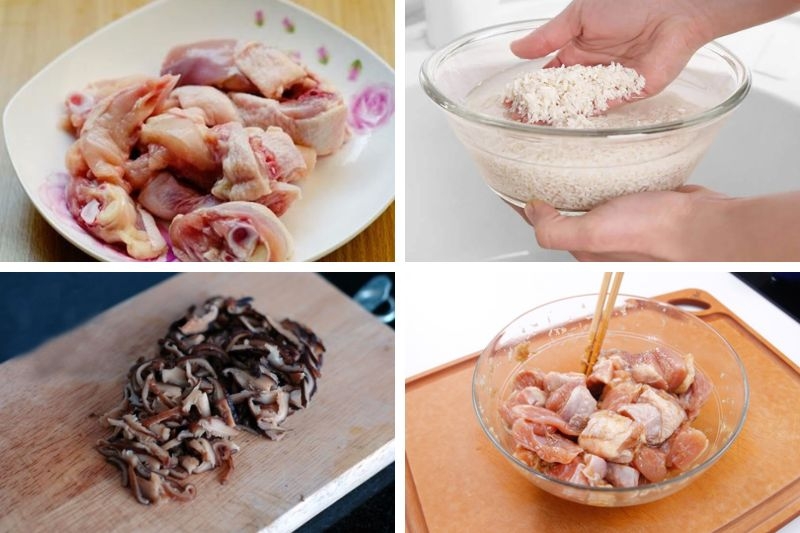 Cơm gà nấu thố ảnh 2