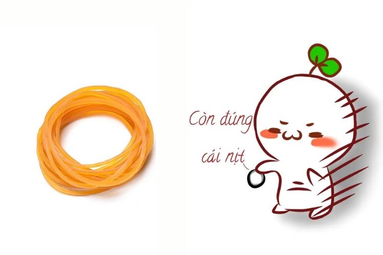 Sử dụng cụm từ còn cái nịt để giải trí