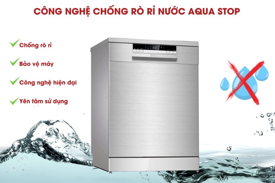 Công nghệ AquaStop của Bosch - giải pháp chống rò rỉ nước an toàn cho máy rửa bát