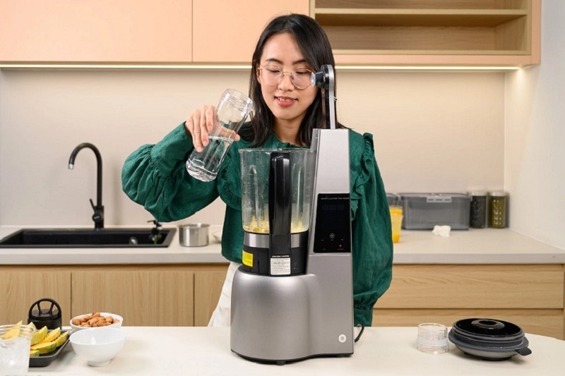 Công nghệ hút chân không trên máy làm sữa hạt ảnh 4