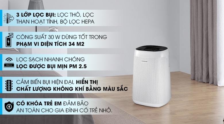 công nghệ máy lọc không khí samsung 6