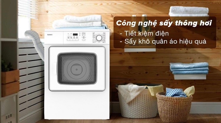Công nghệ máy sấy quần áo Galanz (Hình 1)