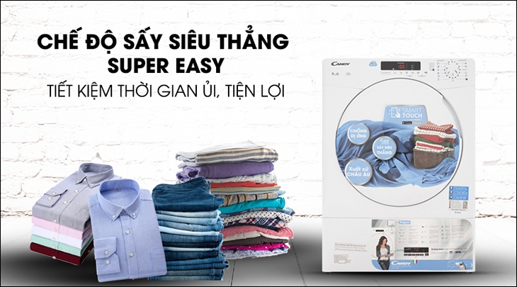 công nghệ máy sấy quần áo Candy (hình 2)