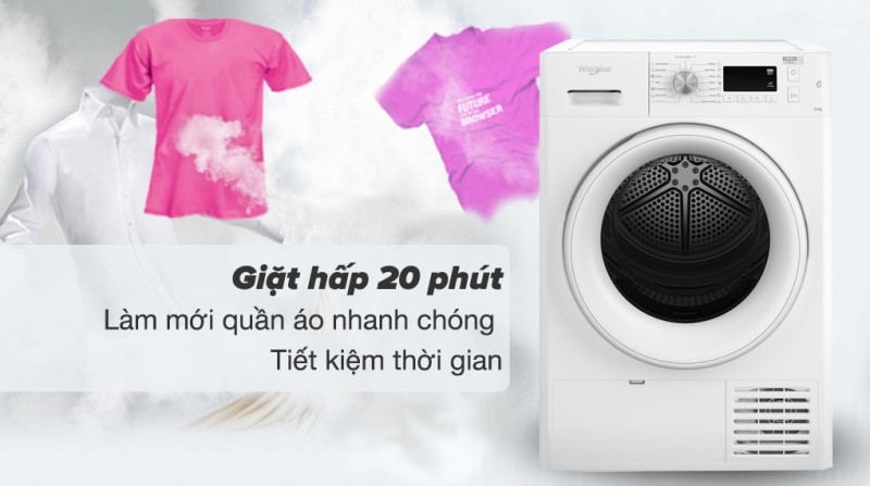 công nghệ máy sấy quần áo Whirlpool 3