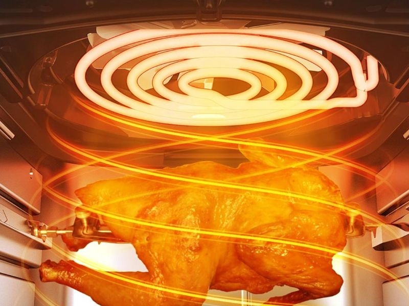 Nồi chiên không dầu Kalite sử dụng công nghệ quạt đối lưu