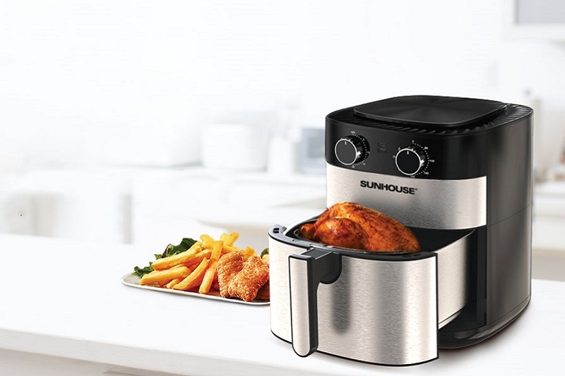 Công nghệ nồi chiên không dầu Sunhouse ảnh 4