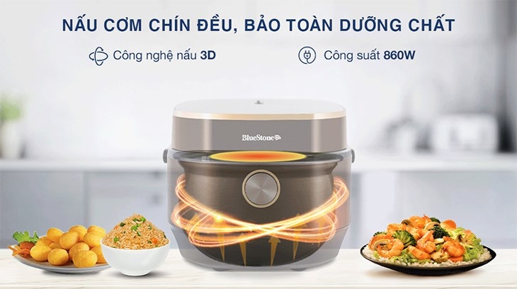 công nghệ nồi cơm điện BlueStone 3