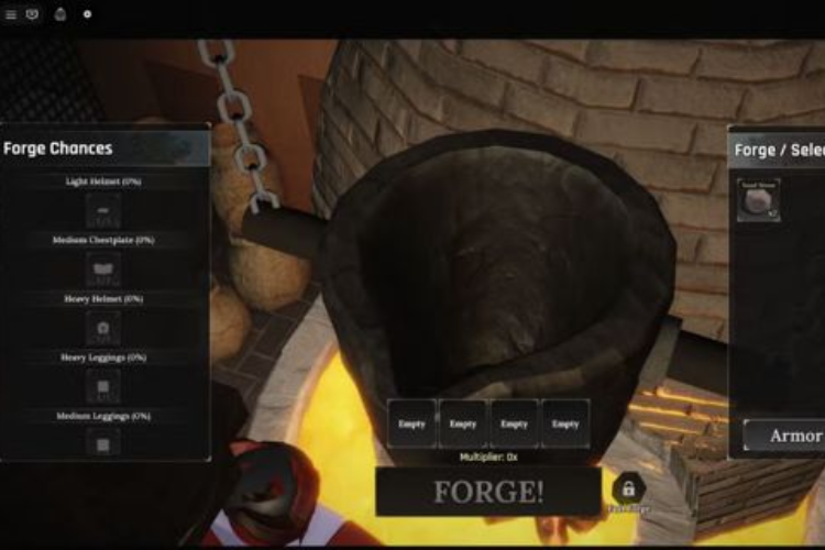 công thức chế tạo the forge 5