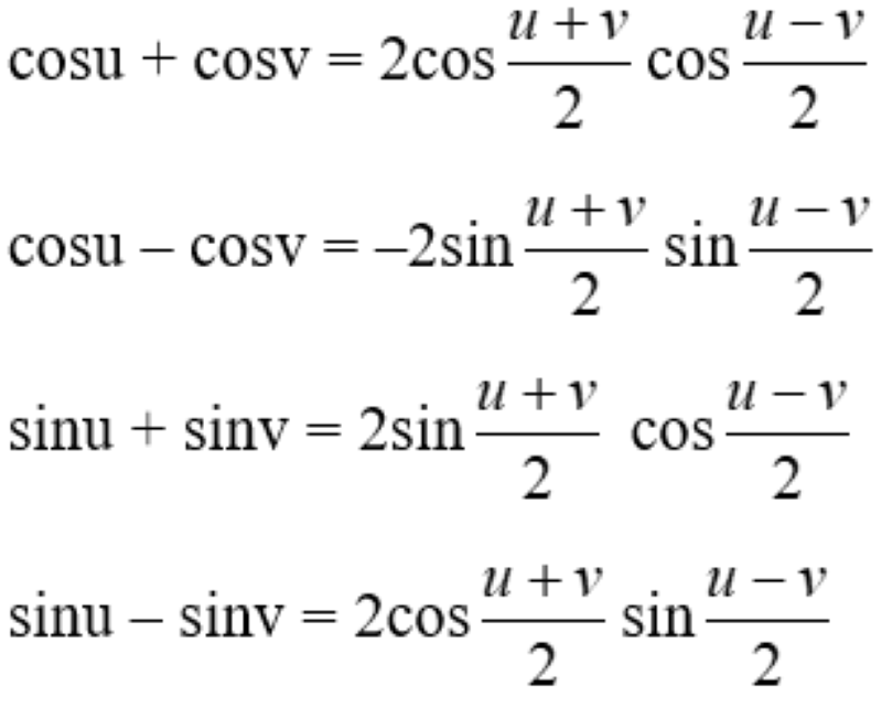 Công thức lượng giác lớp 10 (ảnh 2)