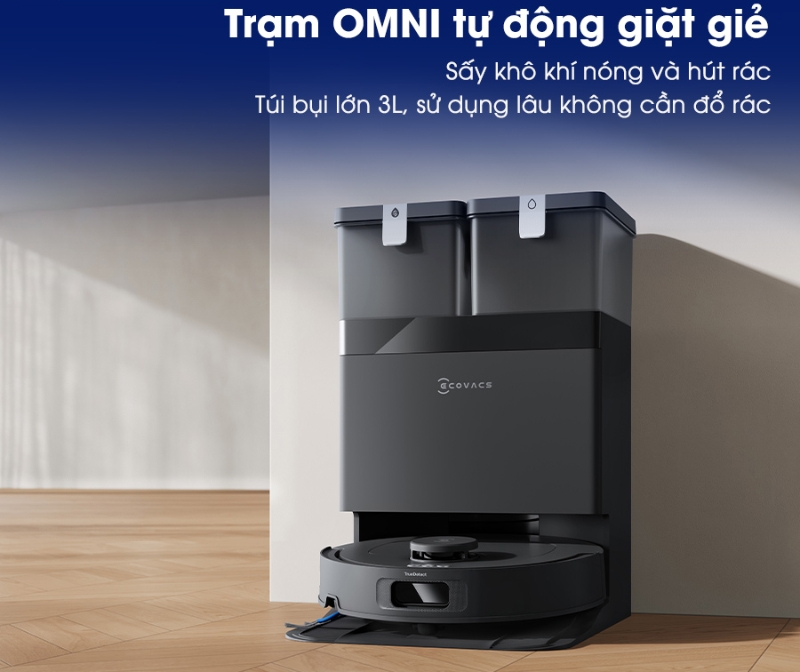 Robot hút bụi thông minh Ecovacs T30C Prime Omni - hình 11