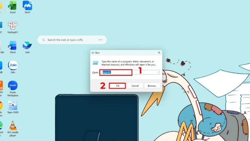 Tắt giới hạn hiệu năng qua Registry