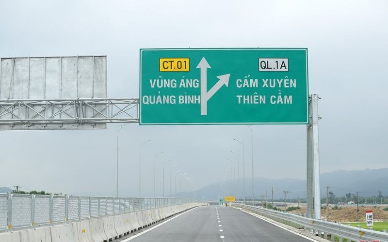 Mã đường cao tốc CT01 được quy định thế nào?