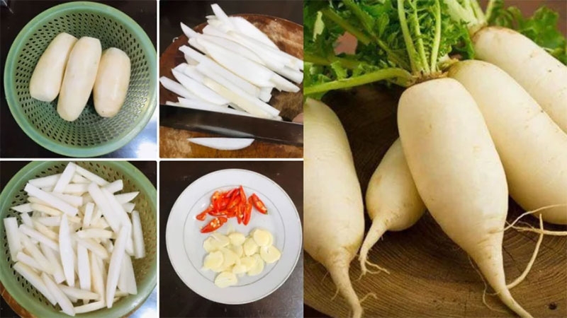 Củ cải ngâm nước mắm hình 1