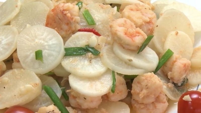 củ cải xào 3