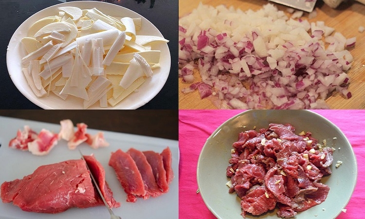 Củ hủ dừa xào thịt bò (Hình 2)