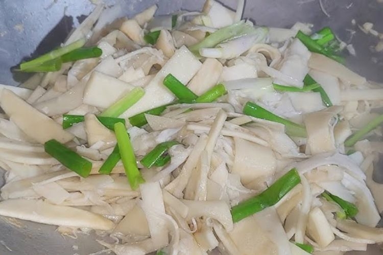 củ hũ dừa xào tỏi